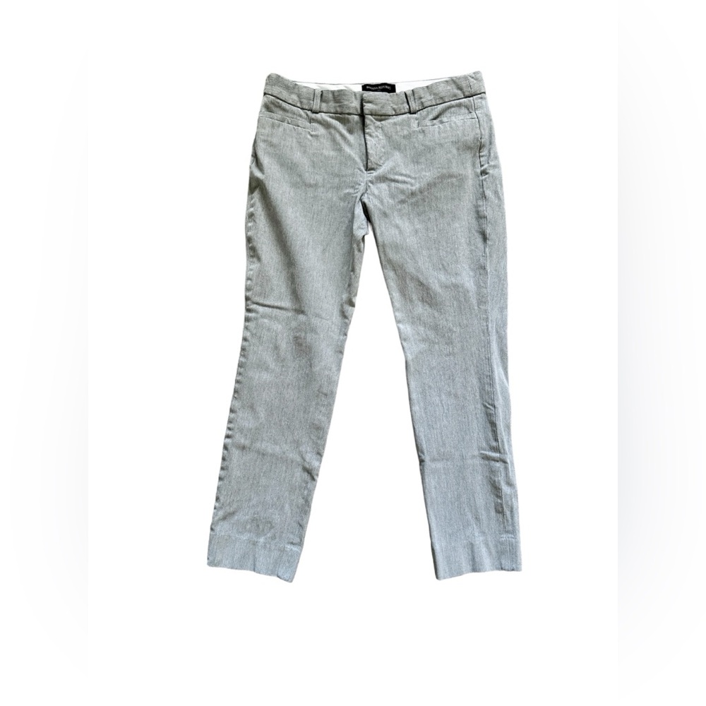 2/$15 BANANA REPUBLIC Sloan Ankle Pants, Slim leg Trousers grey Size 6 petite